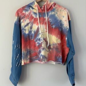 Dance & Marvel Tie Dye Hoodie Small